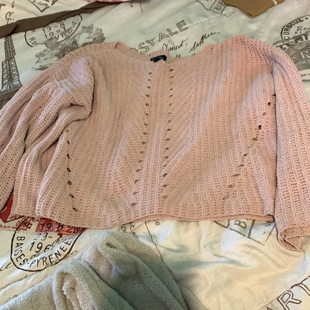 Art Class Pullover Pink Sweater